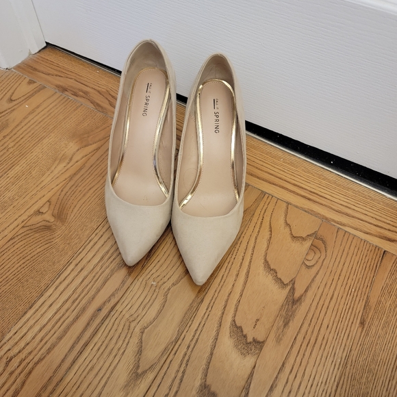 Nude Mirror Pumps - Picture 1 of 5